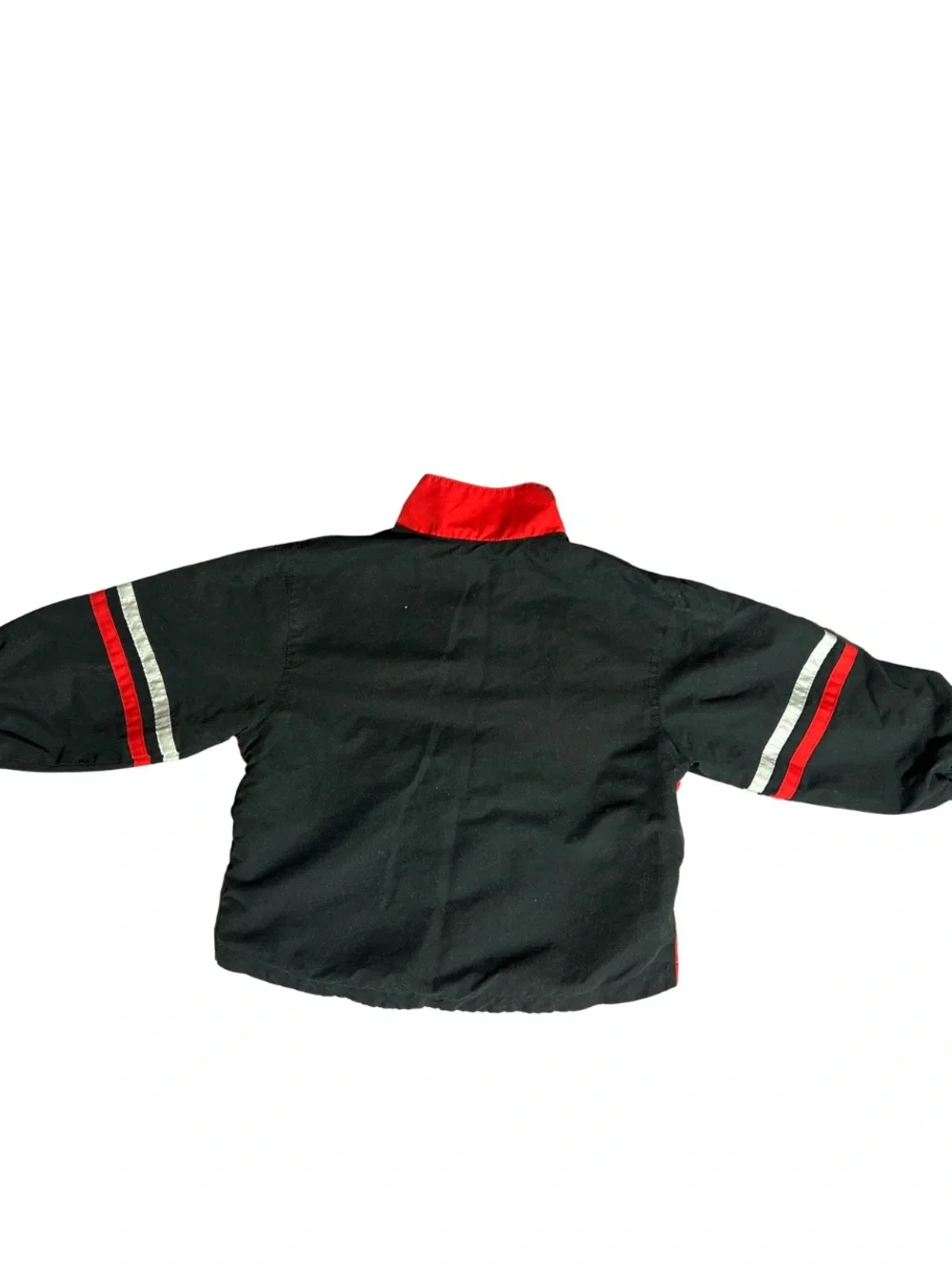 Vintage Jimmy Neutron Red and Black Kids Windbreaker Jacket
